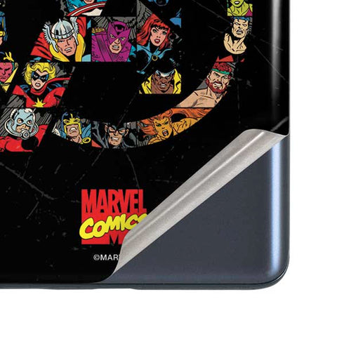 Marvel Classic Comics Avengers Logo Galaxy S20 Fan Edition Skin